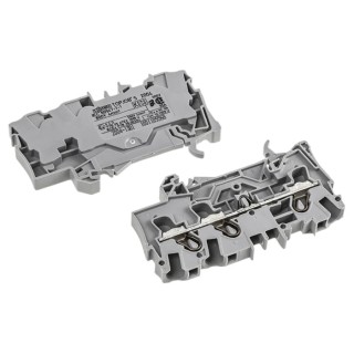 WAGO TOPJOB S 2004 Series DIN Rail Terminal Block Grey 4mm² 1-Level Cage Clamp IECEx/ATEX 2004-1301
