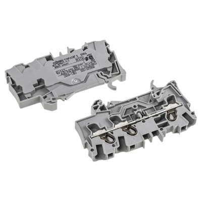 WAGO TOPJOB S 2004 Series DIN Rail Terminal Block Grey 4mm² 1-Level Cage Clamp IECEx/ATEX 2004-1301