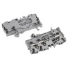 WAGO TOPJOB S 2004 Series DIN Rail Terminal Block Grey 4mm² 1-Level Cage Clamp IECEx/ATEX 2004-1301