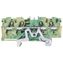 WAGO TOPJOB S 2004 Series Earth Terminal Block Green Yellow 4mm² 1-Level Cage Clamp IECEx ATEX 2004-1407