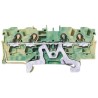 WAGO TOPJOB S 2004 Series Earth Terminal Block Green Yellow 4mm² 1-Level Cage Clamp IECEx ATEX 2004-1407