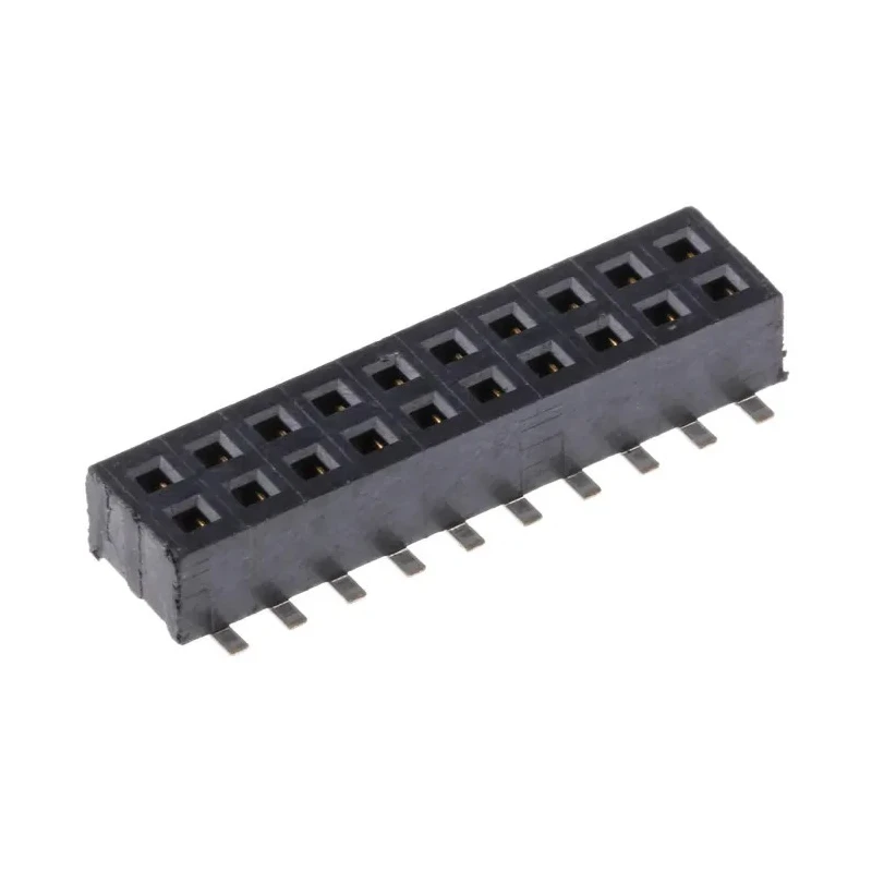 Samtec CLP Series Straight Surface PCB Socket 20-Contact 2 Row 1.27 mm Pitch Solder CLP-110-02-L-D