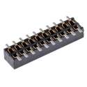 Samtec CLP Series Straight Surface PCB Socket 20-Contact 2 Row 1.27 mm Pitch Solder CLP-110-02-L-D