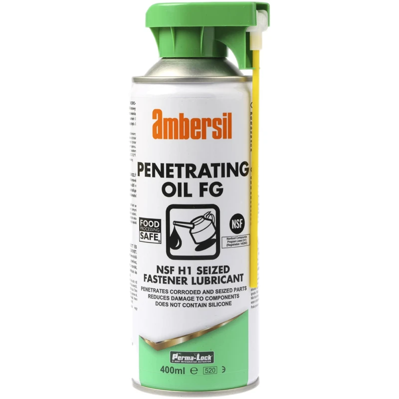 Ambersil 400 ml Perma-Lock Penetrating Oil FG Oil Aerosol for Food and Industrial Applications 30256