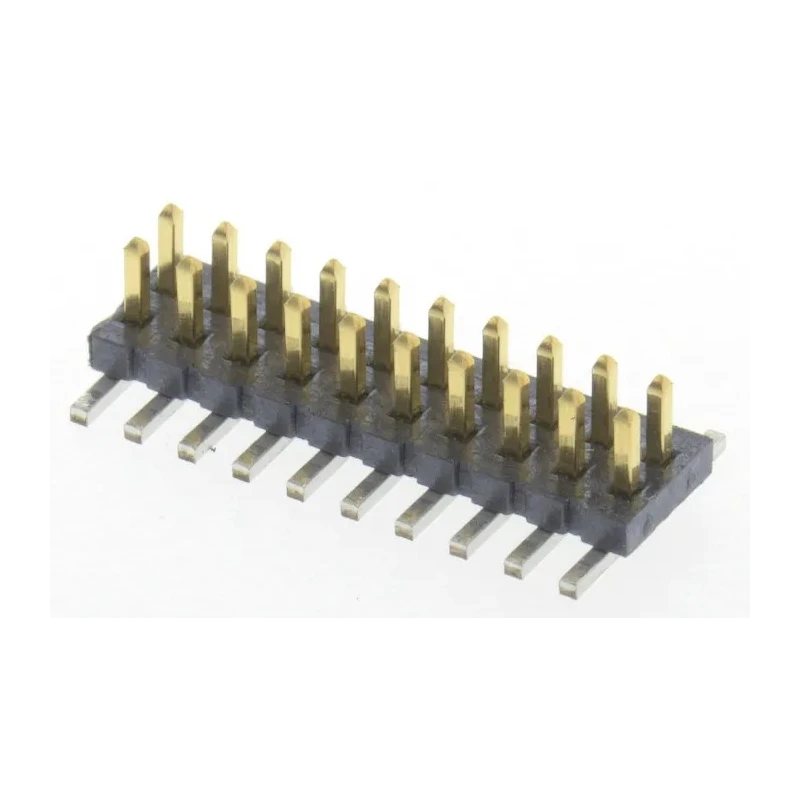 Samtec FTS Series Straight Surface Pin Header 20 Contacts 1.27 mm Pitch 2 Row Unshrouded FTS-110-02-L-DV