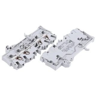 WAGO TOPJOB S 2004 Series DIN Rail Terminal Block Grey 4mm² 1-Level Cage Clamp IECEx/ATEX 2004-1401