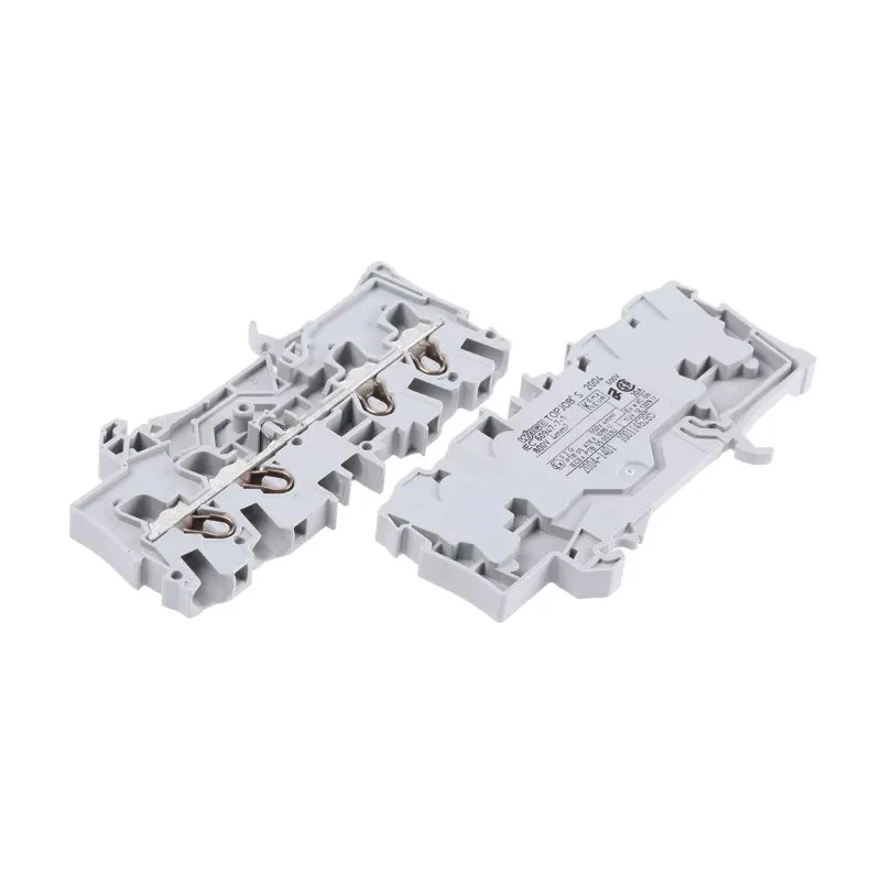WAGO TOPJOB S 2004 Series DIN Rail Terminal Block Grey 4mm² 1-Level Cage Clamp IECEx/ATEX 2004-1401