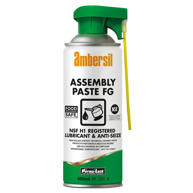 Ambersil Perma-Lock FG Lubricant Copper 400 ml Aerosol 31587
