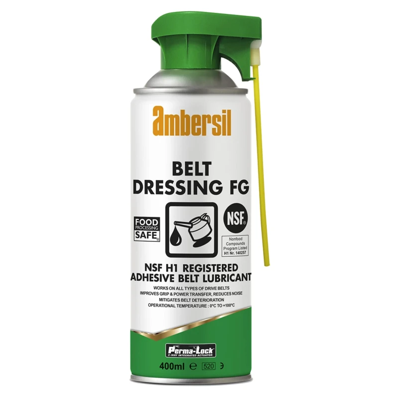 Ambersil Perma-Lock Belt Dressing FG Lubricant Aerosol 400 ml 30257