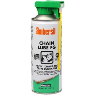 Ambersil Perma-Lock Chain Lube Multi Purpose Foam Lubricant Oil Aerosol 400 ml 30245