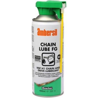 Ambersil Perma-Lock Chain Lube Multi Purpose Foam Lubricant Oil Aerosol 400 ml 30245