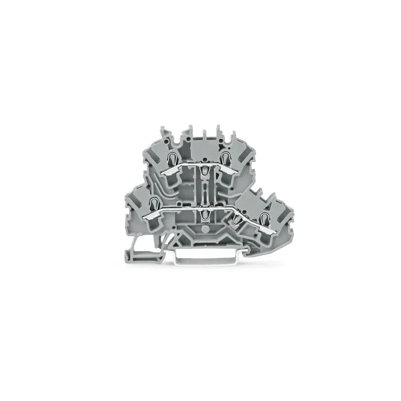WAGO TOPJOB S 2002 Series Feed Through Terminal Block 2-Level, Grey, 2.5mm², Cage Clamp IECEx/ATEX 2002-2201