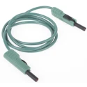 Hirschmann Test & Measurement Connector Test Lead 16A, 30 V AC, 60 V DC, Green, 1 m Lead Length 973646104