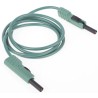 Hirschmann Test & Measurement Connector Test Lead 16A, 30 V AC, 60 V DC, Green, 1 m Lead Length 973646104