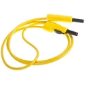 Hirschmann Test & Measurement Connector Test Lead 16A 30 V ac, 60 V dc, Yellow, 1 m Lead Length 973646103