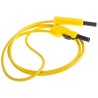 Hirschmann Test & Measurement Connector Test Lead 16A 30 V ac, 60 V dc, Yellow, 1 m Lead Length 973646103