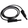 Hirschmann Test & Measurement Connector Test Lead 16A, 30 V AC, 60 V DC, Black, 1 m Lead Length 973646100