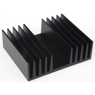 AAVID THERMALLOY Heatsink Universal Rectangular Aluminium 1.1K/W Thermal Resistance 37 mm Height 100 mm Length S561/B/100