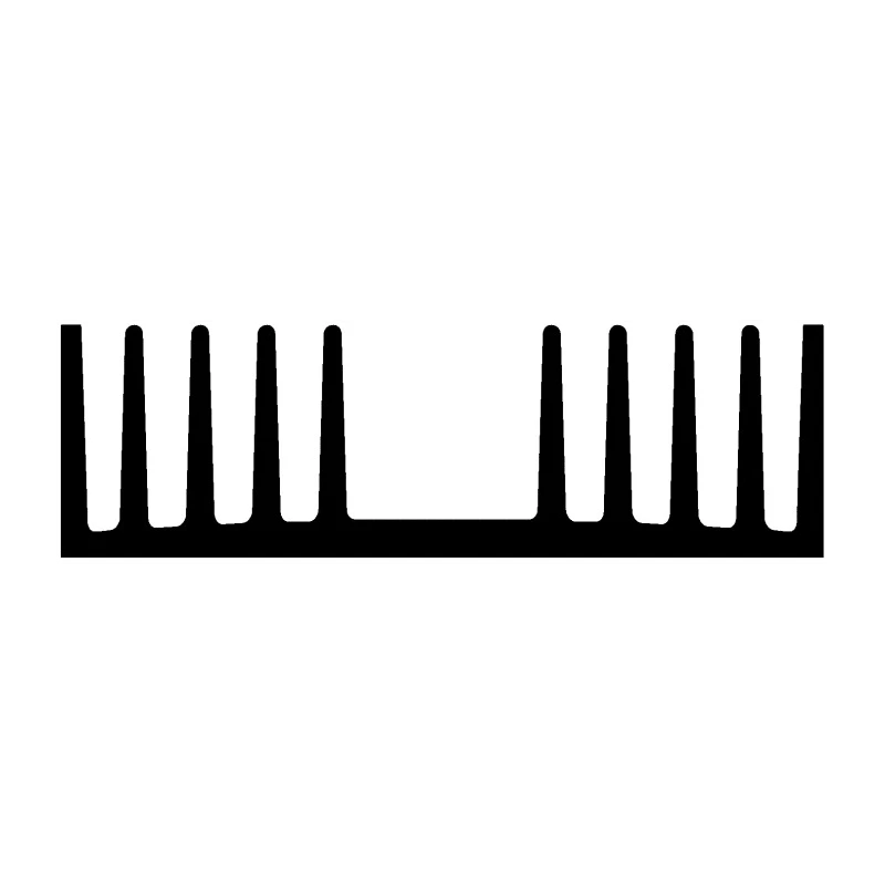 AAVID THERMALLOY Heatsink Universal Rectangular Aluminium 1.1K/W Thermal Resistance 37 mm Height 100 mm Length S561/B/100