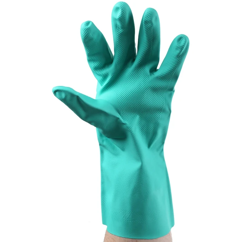Polyco Healthline Green Nitrile Coated Work Gloves Size 10 Model 927