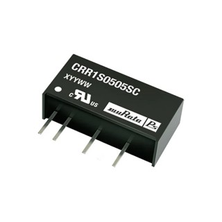 Murata Power Solutions CRR1 Isolated DC/DC Converter 5V Output 5.5V Max Input 1W Through Hole SIP Package CRR1