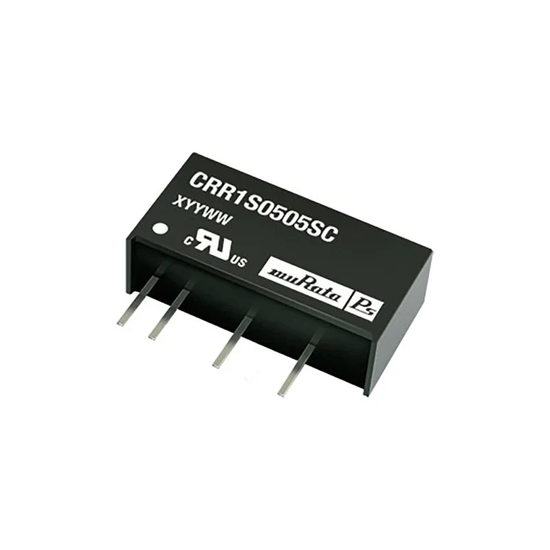 Murata Power Solutions CRR1 Isolated DC/DC Converter 5V Output 5.5V Max Input 1W Through Hole SIP Package CRR1
