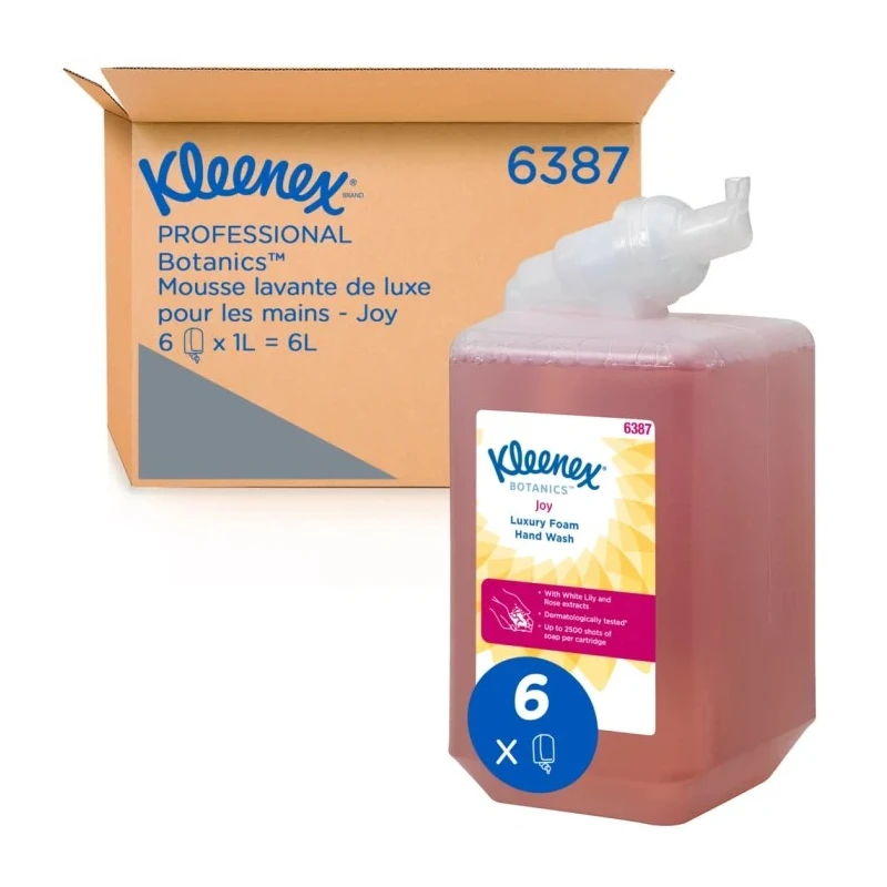KLEENEX Fruity Floral Botanics™ Joy Luxury Savon Foaming Hand Soap 1 L Cartridge 6387