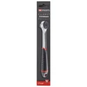Facom 1/2 in Ratchet with Bi-Material Elastomer Handle, Compact Head, Satin Chrome Finish, 72 Tooth, 260mm Overall S.161BPB