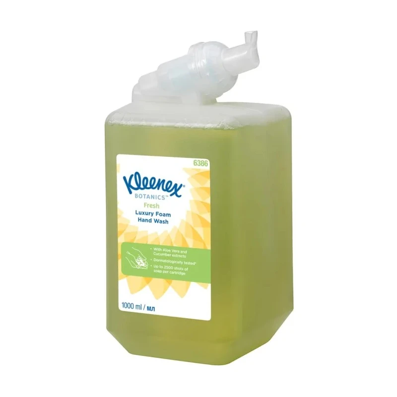 KLEENEX Fresh Fruity Botanics Fresh Savon Hand Soap Foam 1 L Cartridge 6386