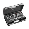Facom 26-Piece 1/2 in 6 Point Socket Set with Chrome Vanadium Steel S.161-4P6PB