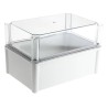 Fibox SOLID PC Series Grey Transparent Lid Polycarbonate Enclosure IP66 IP67 IK09 IK08 180x278x188 mm