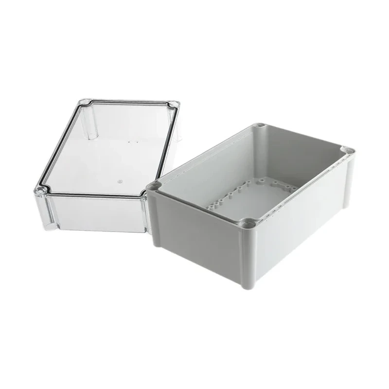 Fibox SOLID PC Series Grey Transparent Lid Polycarbonate Enclosure IP66 IP67 IK09 IK08 180x278x188 mm 