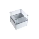 Ensto SOLID PC Series Grey Transparent Lid Polycarbonate Enclosure IP66 IK09 IK08 180 mm x 188 mm x 188 mm IP67
