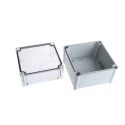 Ensto SOLID PC Series Grey Transparent Lid Polycarbonate Enclosure IP66 IK09 IK08 180 mm x 188 mm x 188 mm IP67