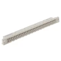 RS PRO 64 Way 2.54 mm Pitch 2 Row Female Straight DIN 41612 Connector Type B Solder Termination Class C1 1kV 2A 508-3072