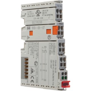 WAGO PLC I/O Digital Module SYSMAC CJ Series Digital I/O Module DIN Rail Mount 2 I/Os 100mm x 12mm x 69.8mm 750513