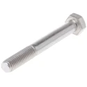 RS PRO Plain Stainless Steel Hex Bolt M8 x 65 mm 304 Grade, DIN 931 Standard 508-0950
