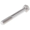 RS PRO Plain Stainless Steel Hex Bolt M8 x 65 mm 304 Grade, DIN 931 Standard 508-0950