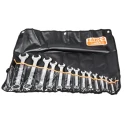Bahco 14-Piece Combination Wrench Set, Alloy Steel, Chrome Plated, Sizes 6 to 32 mm 111M/14T