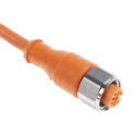 Lumberg Automation Sensor Actuator Cable Female 4 Way Straight to Unterminated 10 m 250V 13287 PRKT 4-07/10 M