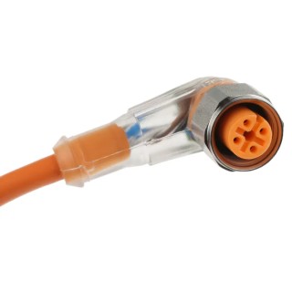 Lumberg Automation Female 4 Way Right Angle to Unterminated Free End Sensor Actuator Cable 10m 18026 PRKWT/LED P 4-07/10 M
