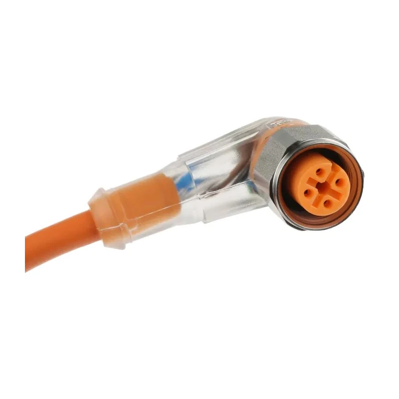 Lumberg Automation Female 4 Way Right Angle to Unterminated Free End Sensor Actuator Cable 10m 18026 PRKWT/LED P 4-07/10 M