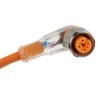 Lumberg Automation Female 4 Way Right Angle to Unterminated Free End Sensor Actuator Cable 10m 18026 PRKWT/LED P 4-07/10 M
