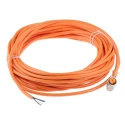 Lumberg Automation Female 4 Way Right Angle to Unterminated Free End Sensor Actuator Cable 10m 18026 PRKWT/LED P 4-07/10 M