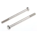 RS PRO Stainless Steel Plain Hex Bolt M8 x 100 mm, 304 Grade, DIN 931 508-0988