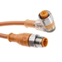 Lumberg Automation Female 4 way Right Angle to Male 4 way Straight Sensor Actuator Cable 5 28720 PRST 4-PRKWT/LED P 4-07/5 M