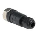 Lumberg Automation Industrial Circular Connector 4 Contacts Cable Mount M12 Socket Female IP67 250V RKCN 18321 RKCN 4/7