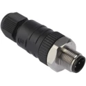 Lumberg Automation Circular Connector 4 Contacts Cable M12 Plug Male IP67 RSCN Series 18319 RSCN 4/7