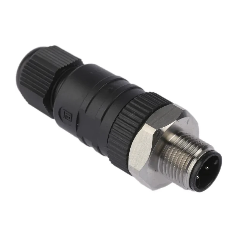 Lumberg Automation Circular Connector 4 Contacts Cable M12 Plug Male IP67 RSCN Series 18319 RSCN 4/7