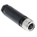 Lumberg Automation Circular Connector, 3 Contacts, Cable Mount, M8 Connector, Socket Female, IP67 Protection 28046 RKMCK 3
